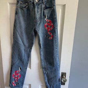 adika snake jeans